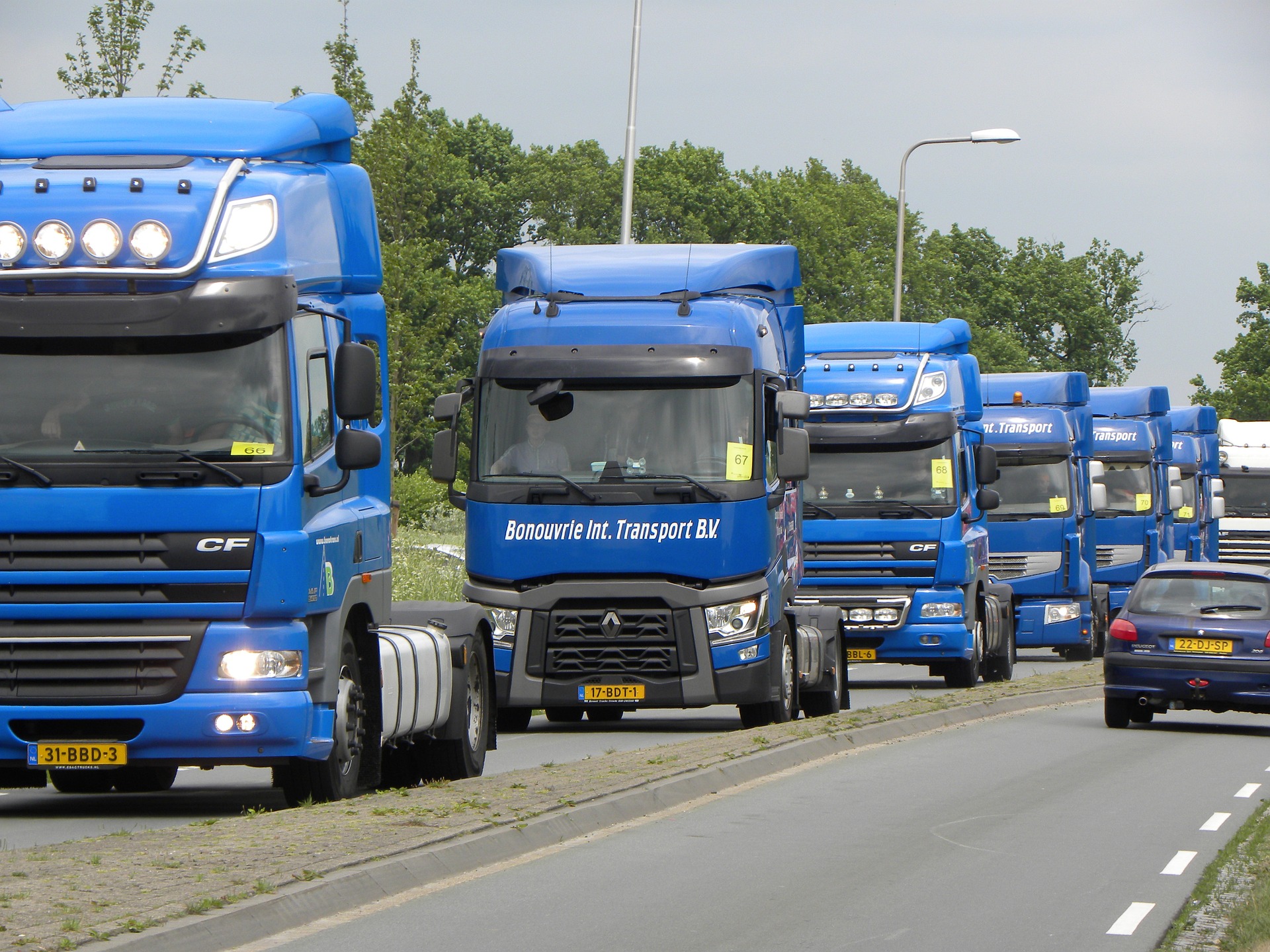 emissiescenario's vrachtwagens