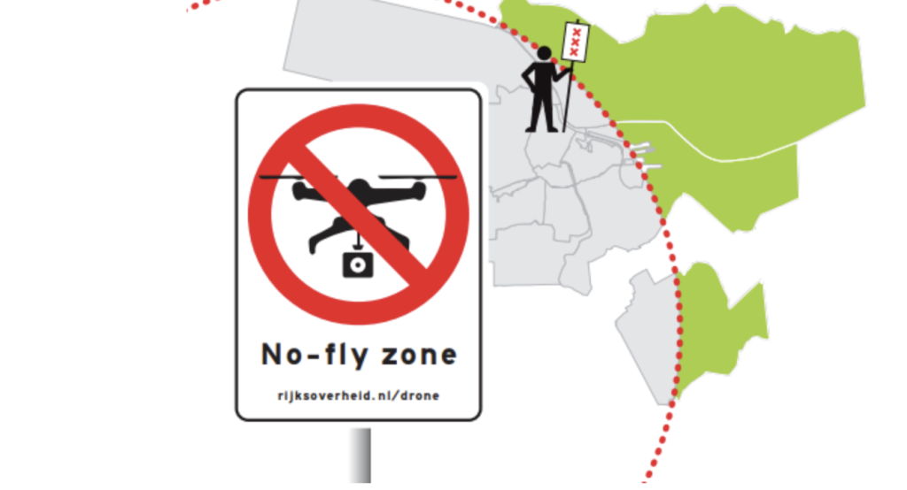 Amsterdam no-flybord drones